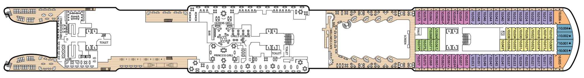Deck 10 plan